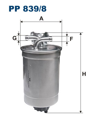 Fuel filter - PP 839/8 FILTRON