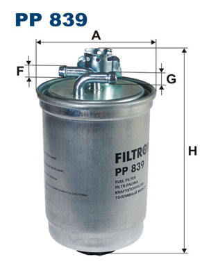 Kraftstofffilter - PP 839 FILTRON