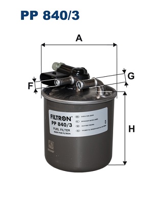 Fuel filter - PP 840/3 FILTRON