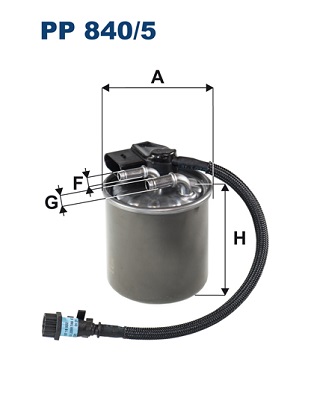 Filtro carburante - PP 840/5 FILTRON