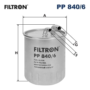 Топливный фильтр - PP 840/6 FILTRON