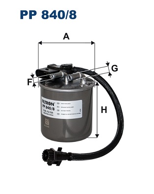Filtro carburante - PP 840/8 FILTRON