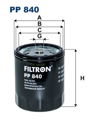 Fuel filter - PP 840 FILTRON