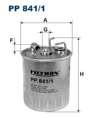 Топливный фильтр - PP 841/1 FILTRON