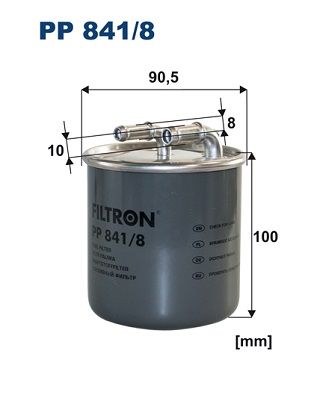 Fuel filter - PP 841/8 FILTRON