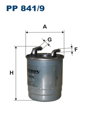 Filtro carburante - PP 841/9 FILTRON