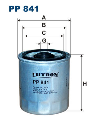 kuro filtras - PP 841 FILTRON