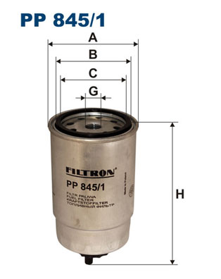 Kraftstofffilter - PP 845/1 FILTRON