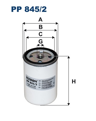 Топливный фильтр - PP 845/2 FILTRON