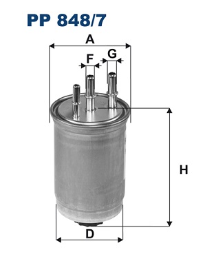 Fuel filter - PP 848/7 FILTRON