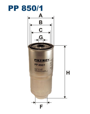 Fuel filter - PP 850/1 FILTRON