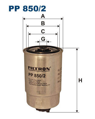 Fuel filter - PP 850/2 FILTRON