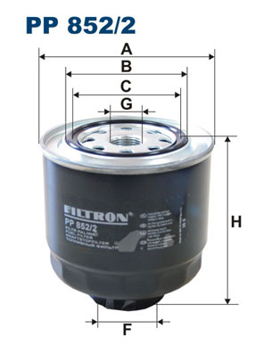 Fuel filter - PP 852/2 FILTRON
