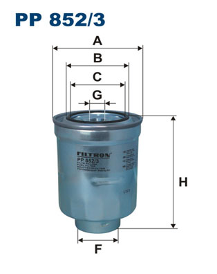 Filtro carburante - PP 852/3 FILTRON