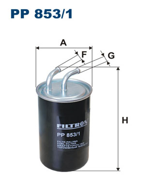 Fuel filter - PP 853/1 FILTRON