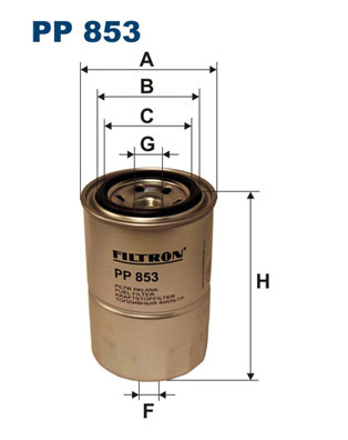 Kraftstofffilter - PP 853 FILTRON