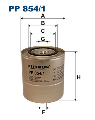 Fuel filter - PP 854/1 FILTRON
