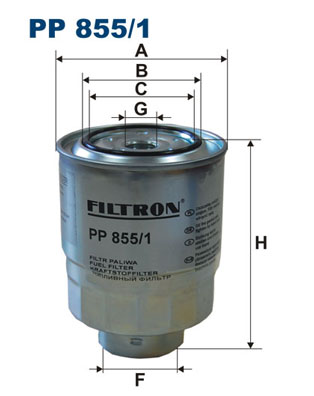Fuel filter - PP 855/1 FILTRON