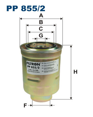 Kraftstofffilter - PP 855/2 FILTRON