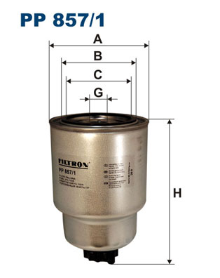 Filtro carburante - PP 857/1 FILTRON