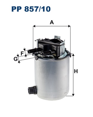 Fuel filter - PP 857/10 FILTRON
