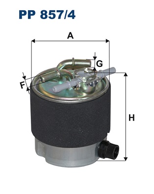 Fuel filter - PP 857/4 FILTRON