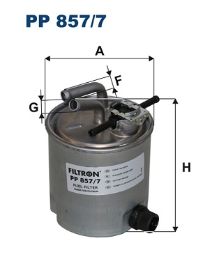Fuel filter - PP 857/7 FILTRON