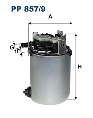 Fuel filter - PP 857/9 FILTRON