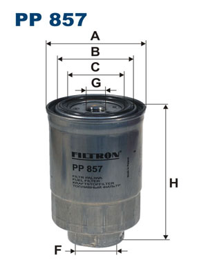Filtro carburante - PP 857 FILTRON