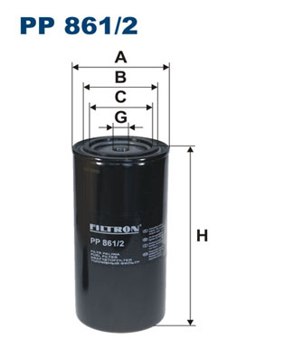 Топливный фильтр - PP 861/2 FILTRON