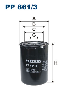 Filtro carburante - PP 861/3 FILTRON