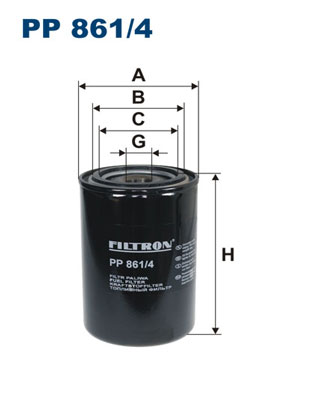 Fuel filter - PP 861/4 FILTRON