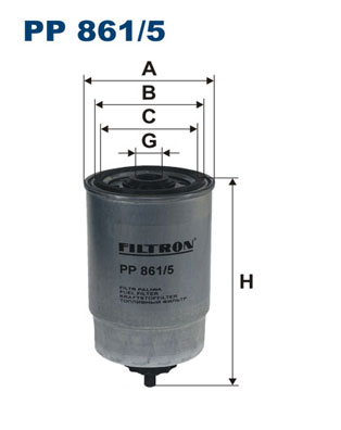 Fuel filter - PP 861/5 FILTRON