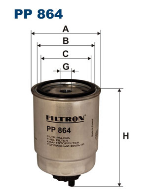 Fuel filter - PP 864 FILTRON