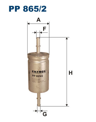 Filtro carburante - PP 865/2 FILTRON
