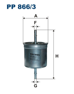 Filtro carburante - PP 866/3 FILTRON