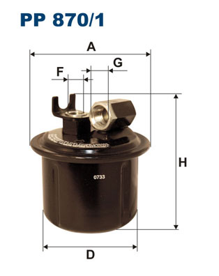 Fuel filter - PP 870/1 FILTRON