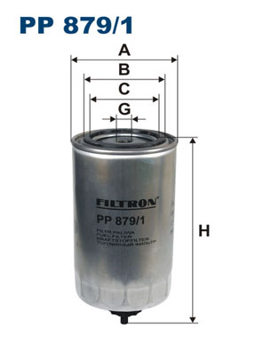 Fuel filter - PP 879/1 FILTRON