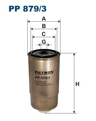 Fuel filter - PP 879/3 FILTRON