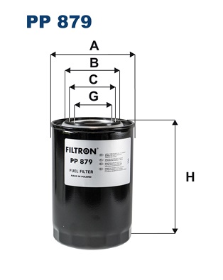 Filtro carburante - PP 879 FILTRON