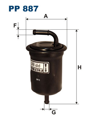 Fuel filter - PP 887 FILTRON