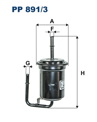 Fuel filter - PP 891/3 FILTRON