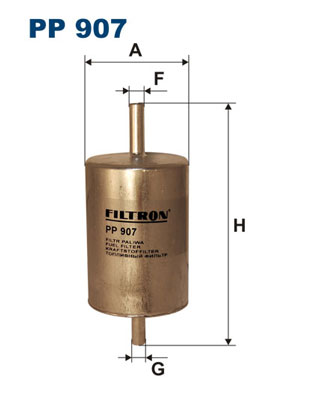 Fuel filter - PP 907 FILTRON