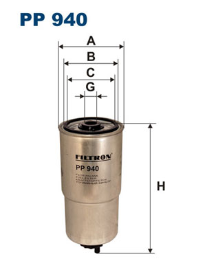 Fuel filter - PP 940 FILTRON
