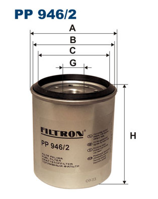 Kraftstofffilter - PP 946/2 FILTRON