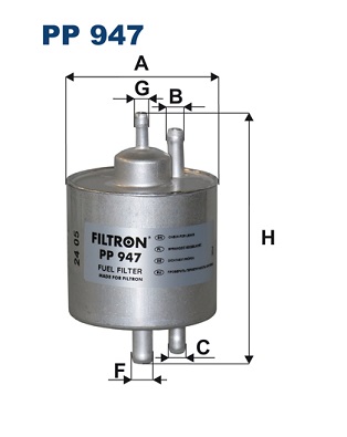 Fuel filter - PP 947 FILTRON