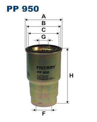 Fuel filter - PP 950 FILTRON