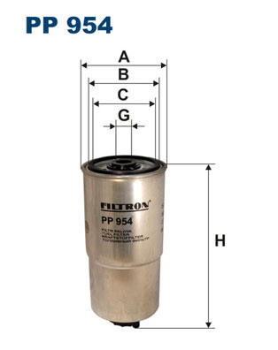 Fuel filter - PP 954 FILTRON