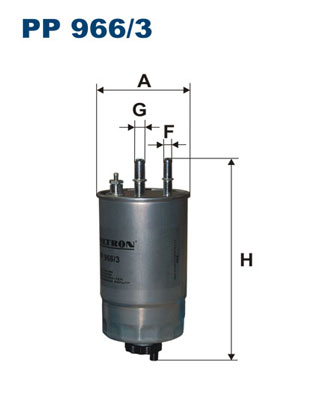 Filtro carburante - PP 966/3 FILTRON