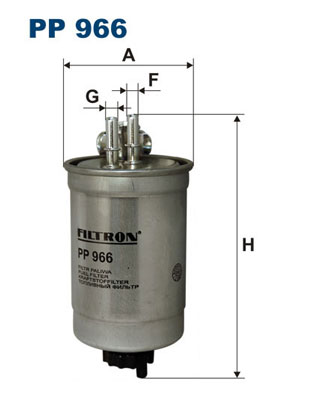 Fuel filter - PP 966 FILTRON